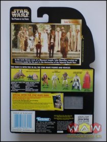 69570-69691-FF Luke Skywalker Ceremonial Outfit Green Card Freeze Frame