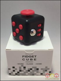 Fidget Cube - Zwart / Rood Fidget Cube - Zwart / Rood