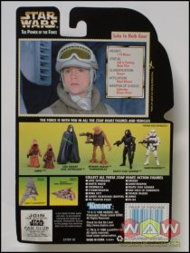 69605-69619-HOL Luke Skywalker Hoth Gear Green Card Hologram
