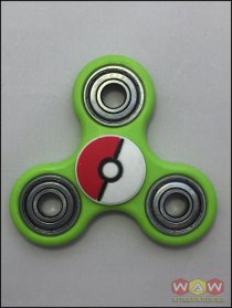 Fidget Spinner - Pokéball - Green Fidget Spinner - Pokéball - Green