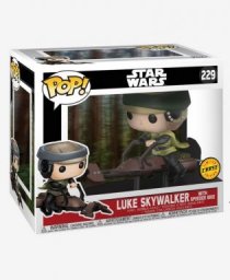 Luke Skywalker On Speeder Bike Chase Star Wars Funko Pop