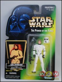 69605-69604-HOLO Luke Skywalker Stormtrooper Disguise Green Card Freeze Frame