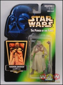 Tusken Raider Green Card Hologram Power Of The Force